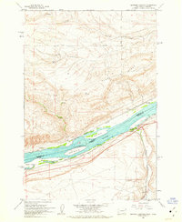 Download a high-resolution, GPS-compatible USGS topo map for Heppner Junction, WA (1963 edition)