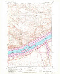 Download a high-resolution, GPS-compatible USGS topo map for Heppner Junction, WA (1972 edition)
