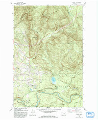 Download a high-resolution, GPS-compatible USGS topo map for Hobart, WA (1993 edition)