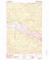 Download a high-resolution, GPS-compatible USGS topo map for Hoffstadt Mtn, WA (1984 edition)