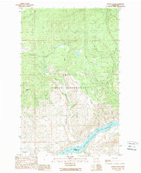 Download a high-resolution, GPS-compatible USGS topo map for Hopkins Canyon, WA (1989 edition)