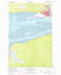 Download a high-resolution, GPS-compatible USGS topo map for Hoquiam, WA (1977 edition)