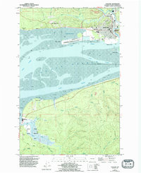 Download a high-resolution, GPS-compatible USGS topo map for Hoquiam, WA (1994 edition)