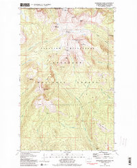 Download a high-resolution, GPS-compatible USGS topo map for Horseshoe Basin, WA (1982 edition)