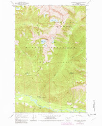 Download a high-resolution, GPS-compatible USGS topo map for Huckleberry Mtn, WA (1982 edition)