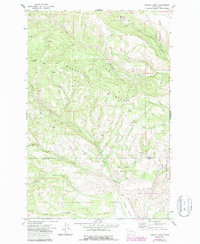 Download a high-resolution, GPS-compatible USGS topo map for Hudson Creek, WA (1987 edition)