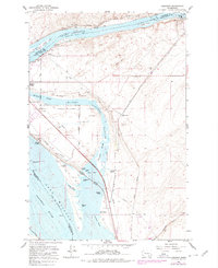 preview thumbnail of historical topo map of Walla Walla County, WA in 1964