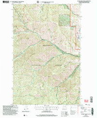 preview thumbnail of historical topo map of Clallam County, WA in 2002