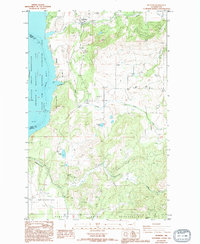 preview thumbnail of historical topo map of Stevens County, WA in 1985