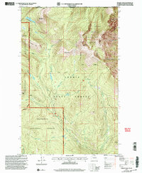 Download a high-resolution, GPS-compatible USGS topo map for Hurley Peak, WA (2004 edition)