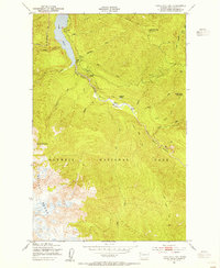 Download a high-resolution, GPS-compatible USGS topo map for Hurricane Hill, WA (1955 edition)