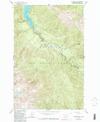 Download a high-resolution, GPS-compatible USGS topo map for Hurricane Hill, WA (1991 edition)