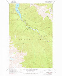 Download a high-resolution, GPS-compatible USGS topo map for Hurricane Hill, WA (1977 edition)