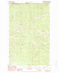 Download a high-resolution, GPS-compatible USGS topo map for Independent Mtn, WA (1983 edition)