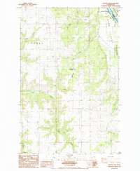 preview thumbnail of historical topo map of Lincoln County, WA in 1985