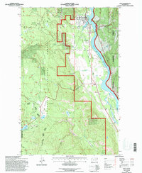 Download a high-resolution, GPS-compatible USGS topo map for Ione, WA (1996 edition)