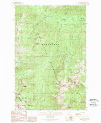 Download a high-resolution, GPS-compatible USGS topo map for Jack Ridge, WA (1989 edition)