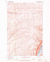 preview thumbnail of historical topo map of Douglas County, WA in 1965