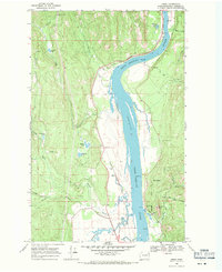 Download a high-resolution, GPS-compatible USGS topo map for Jared, WA (1971 edition)
