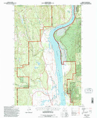 Download a high-resolution, GPS-compatible USGS topo map for Jared, WA (1996 edition)
