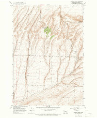 preview thumbnail of historical topo map of Benton County, WA in 1964