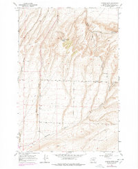 preview thumbnail of historical topo map of Benton County, WA in 1964