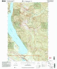 Download a high-resolution, GPS-compatible USGS topo map for Kachess Lake, WA (2006 edition)