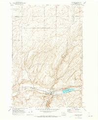 Download a high-resolution, GPS-compatible USGS topo map for Kahlotus, WA (1973 edition)