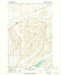 preview thumbnail of historical topo map of Adams County, WA in 1964