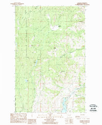 Download a high-resolution, GPS-compatible USGS topo map for Karamin, WA (1988 edition)