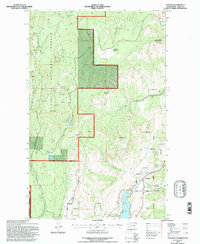 Download a high-resolution, GPS-compatible USGS topo map for Karamin, WA (1996 edition)