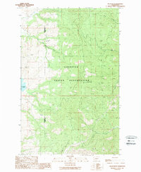 Download a high-resolution, GPS-compatible USGS topo map for Keller Butte, WA (1989 edition)
