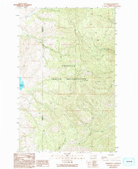 Download a high-resolution, GPS-compatible USGS topo map for Keller Butte, WA (1994 edition)