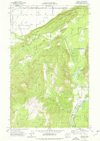 1972 Map of Kendall, 1976 Print
