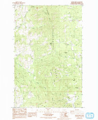 Download a high-resolution, GPS-compatible USGS topo map for Kentry Ridge, WA (1993 edition)