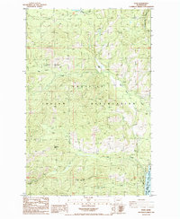 Download a high-resolution, GPS-compatible USGS topo map for Kewa, WA (1985 edition)