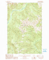 Download a high-resolution, GPS-compatible USGS topo map for Kimta Peak, WA (1990 edition)
