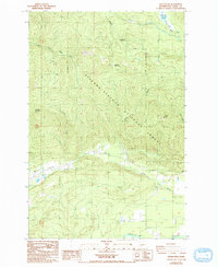Download a high-resolution, GPS-compatible USGS topo map for Kiona Peak, WA (1993 edition)