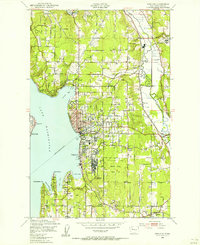 Download a high-resolution, GPS-compatible USGS topo map for Kirkland, WA (1956 edition)