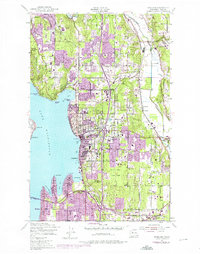 Download a high-resolution, GPS-compatible USGS topo map for Kirkland, WA (1976 edition)