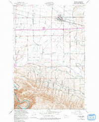 Download a high-resolution, GPS-compatible USGS topo map for Kittitas, WA (1991 edition)