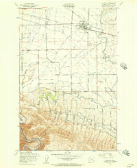 Map of Kittitas, WA in 1953 | Pastmaps