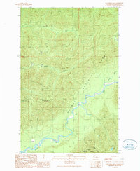 Download a high-resolution, GPS-compatible USGS topo map for Kloochman Rock, WA (1990 edition)
