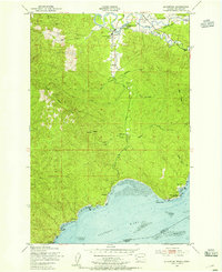 Download a high-resolution, GPS-compatible USGS topo map for Knappton, WA (1954 edition)