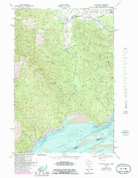 Download a high-resolution, GPS-compatible USGS topo map for Knappton, WA (1985 edition)