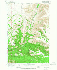 Download a high-resolution, GPS-compatible USGS topo map for Kusshi Creek, WA (1966 edition)