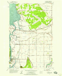 Download a high-resolution, GPS-compatible USGS topo map for La Conner, WA (1958 edition)
