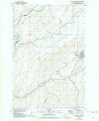 Download a high-resolution, GPS-compatible USGS topo map for La Crosse West, WA (1981 edition)