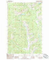 Download a high-resolution, GPS-compatible USGS topo map for La Fleur Lake, WA (1985 edition)