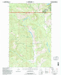 Download a high-resolution, GPS-compatible USGS topo map for La Fleur Lake, WA (1996 edition)